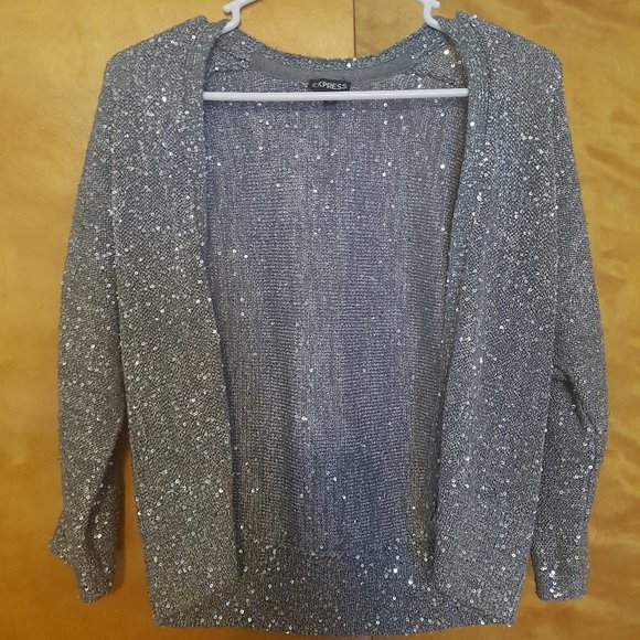 Express Sweaters - Express sparkly sweater